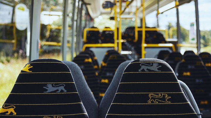 Sitze im Bus
