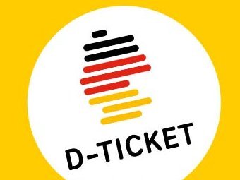 Logo des Deutschlandtickets.