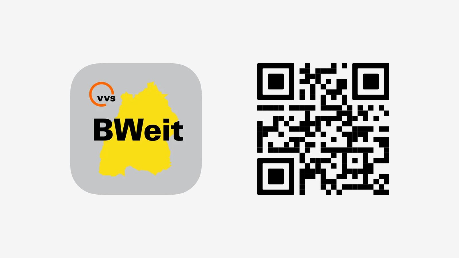 Logo und QR-Code BWeit-App