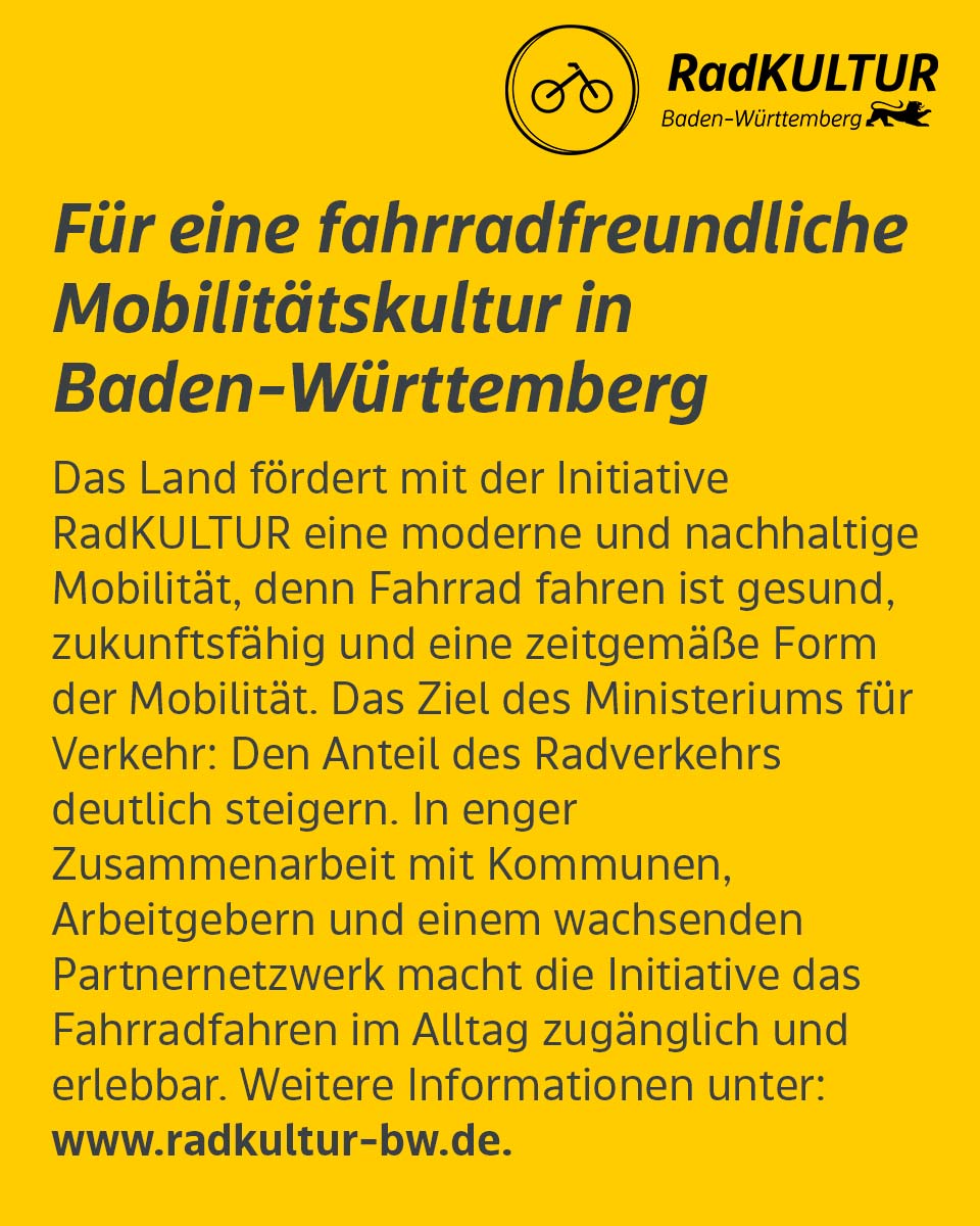 Infoblatt zu der Initiative RadKULTUR.